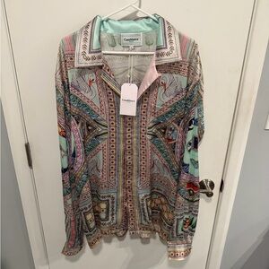 Casa Blanca silk button up size XL